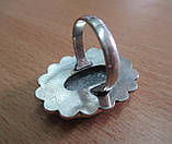 Срібний перстень з натуральним серафинитом "Мірабелла" , розмір 18,9, фото 6