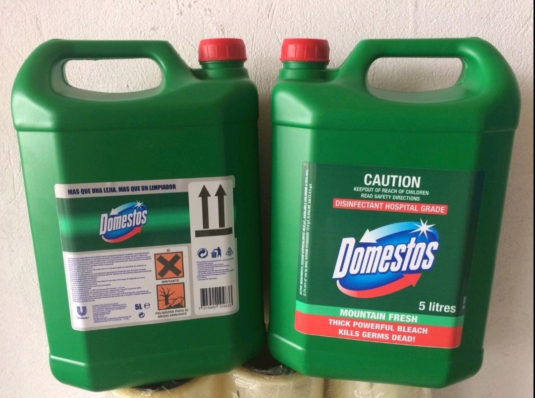 Универсальное средство Domestos 5l концентрированный гель для унитазов - фото 1 - id-p1667132405