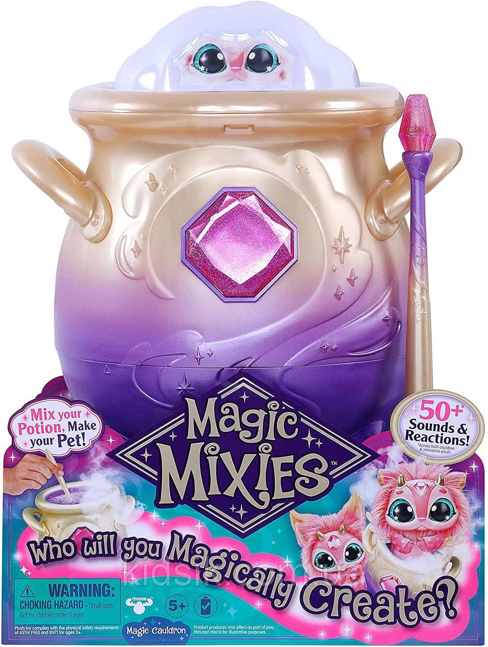 Інтерактивний чарівний кошенял Меджик Мікіс Magic Mixies Magical Misting Cauldron