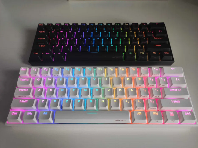 Беспроводная механическая игровая (геймерская) клавиатура с подсветкой ...