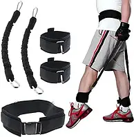 Еспандер для ніг Supra Vertical High Jump Trainer Чорний  ⁇  Тренажер для ніг
