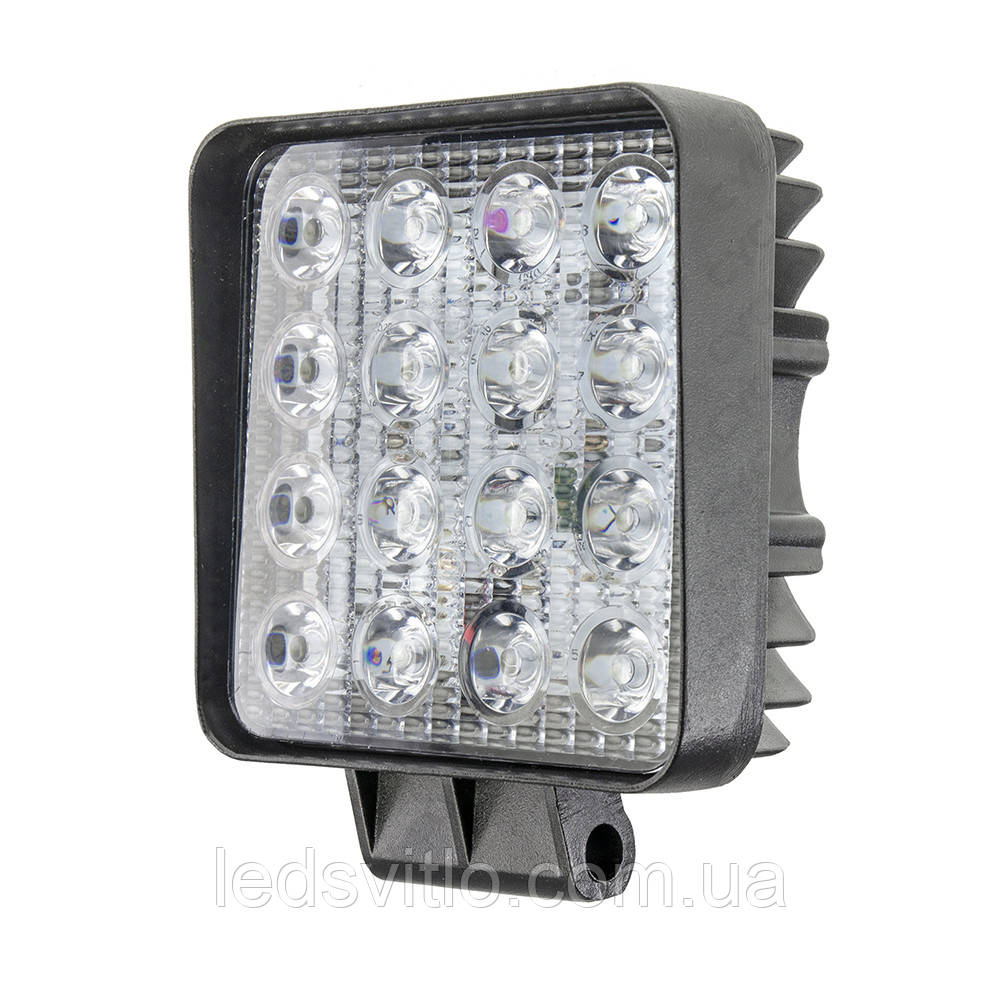 Світлодіодна автомобільна LED Фара CYCLONE WL-D14 48W 3030-16 FL