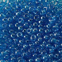 66150 Чеський бісер Preciosa 10 для вишивання Бісер синій алебастровий прозорий