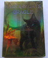 Оракул Кошки Фэнтези. Карты метафор и действий. Колода карт Fantasy Cats Oracle, 9,5 х 6,7 см.