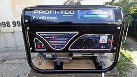 Генератор бензиновий PROFI-TEC PE-3300G (3,0-3,3 кВт) ручний стартер, фото 3