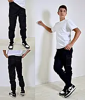 Р 122 Детские джогеры джинсовые, Джинсы детские продростковые