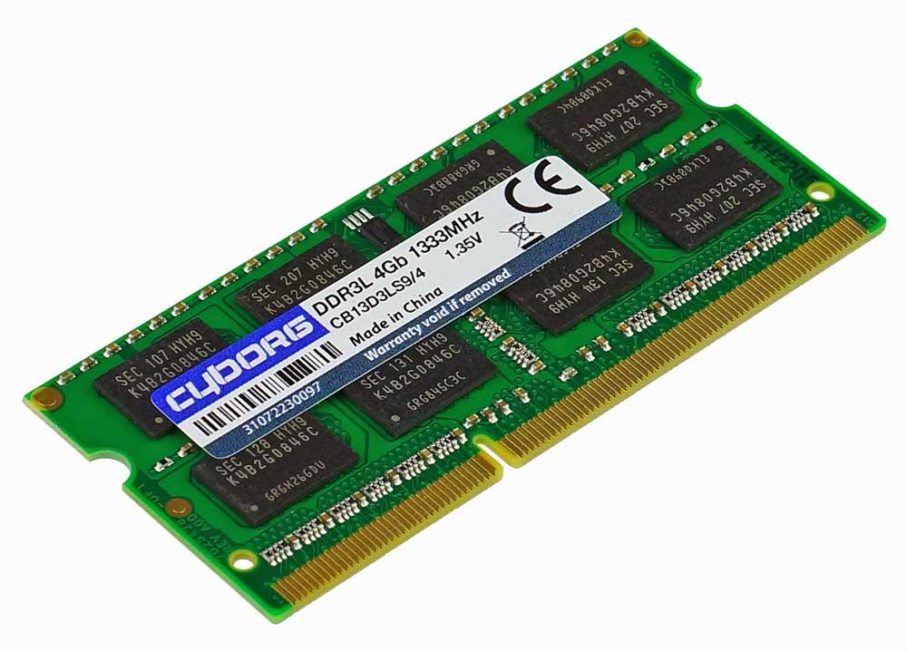 DDR3L 4Gb 1333 MHz PC3L-10600s SoDIMM 1.35V для ноутбука - оперативна ...