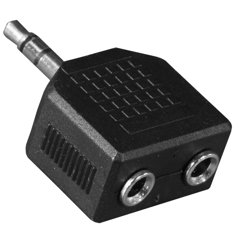 Универсальный Переходник Штекер Lesko 3.5mm / 2 X 3.5mm Разьем для ...