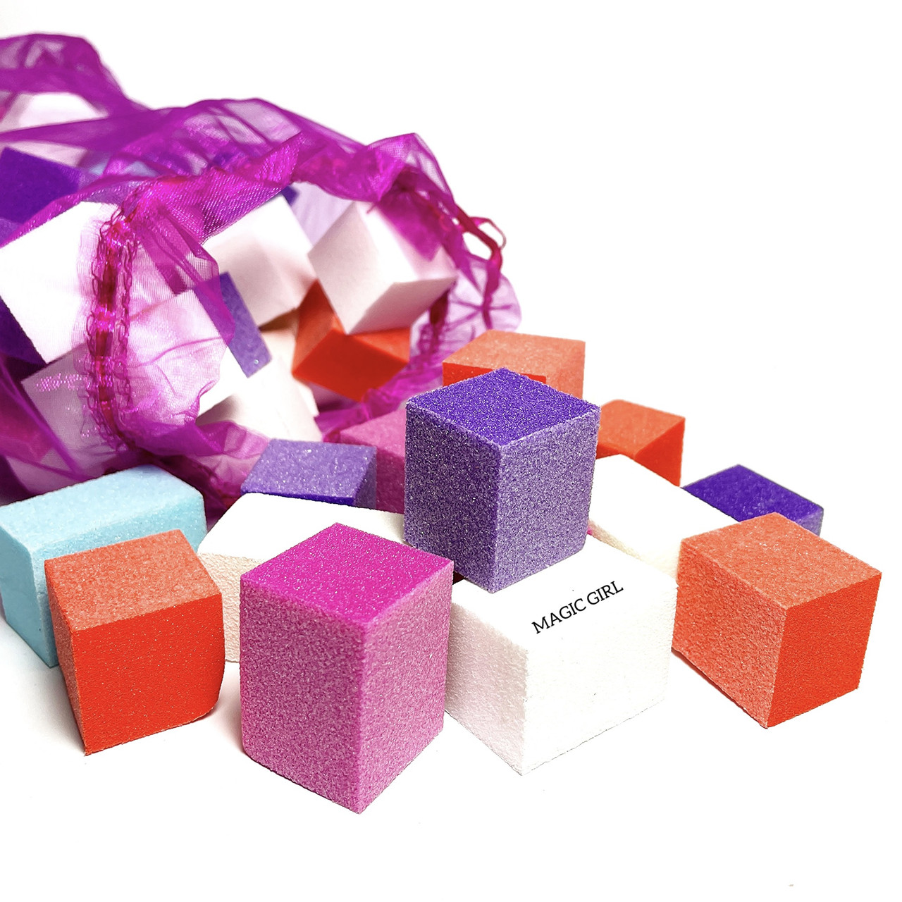 Баф для нігтів Magic Girl Баф Неон Міні, фото 1