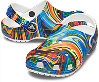 Яркие детские клоги Crocs сабо 1159764339 (Разные цвета, 23-24)