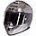 Мотошлем GSB-361 L-XL чорний-білий, фото 2