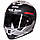 Мотошлем GSB-361 L-XL чорний-білий, фото 7