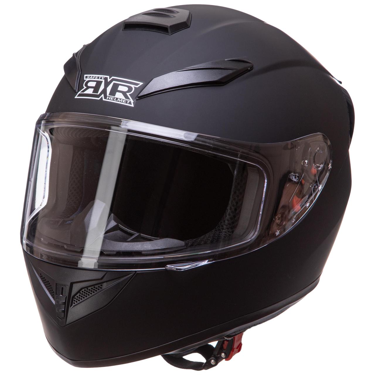 Мотошлем RXR M-3844 M-XL чорний, фото 1