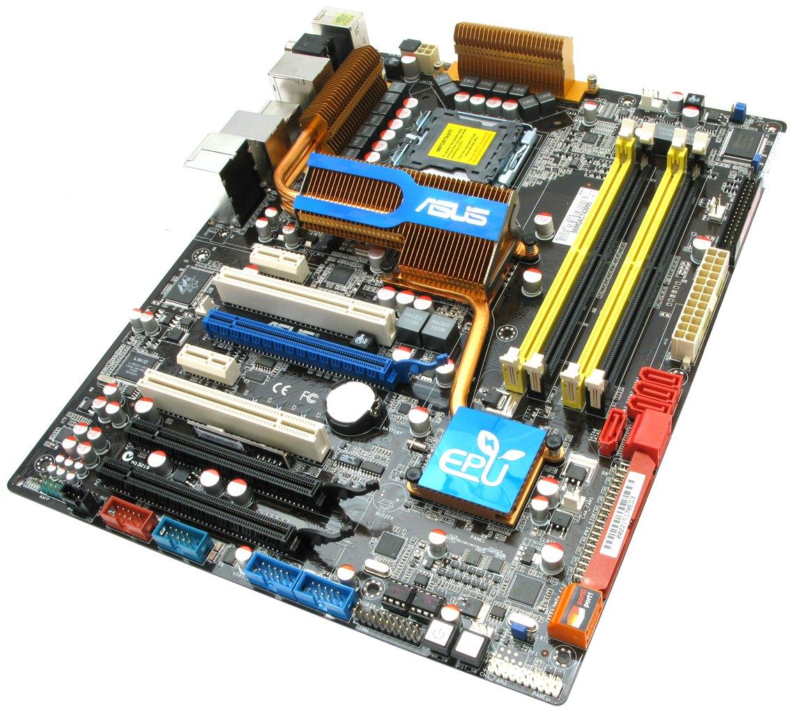 Материнська плата ASUS P5Q Deluxe P45 DDR2 s775 + задня планка