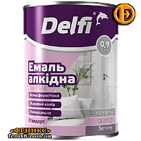 Емаль алкідна ТМ Delfi ПФ-115П (0,9 кг) світло-блакитна