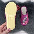 Тапочки дитячі для дівчинки Белста малинові з Коалою, фото 2