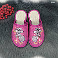 Тапочки дитячі для дівчинки Белста малинові з Коалою, фото 4