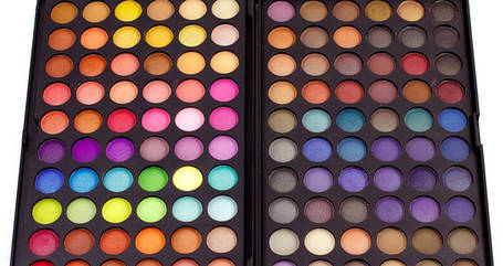 Тени для век 120 теплых цветов MAC.Палитра теней 120 №3 Скидка All 2, фото 1