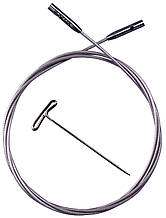 Кабель серебрістого кольору SWIV360 (L) 35 см
