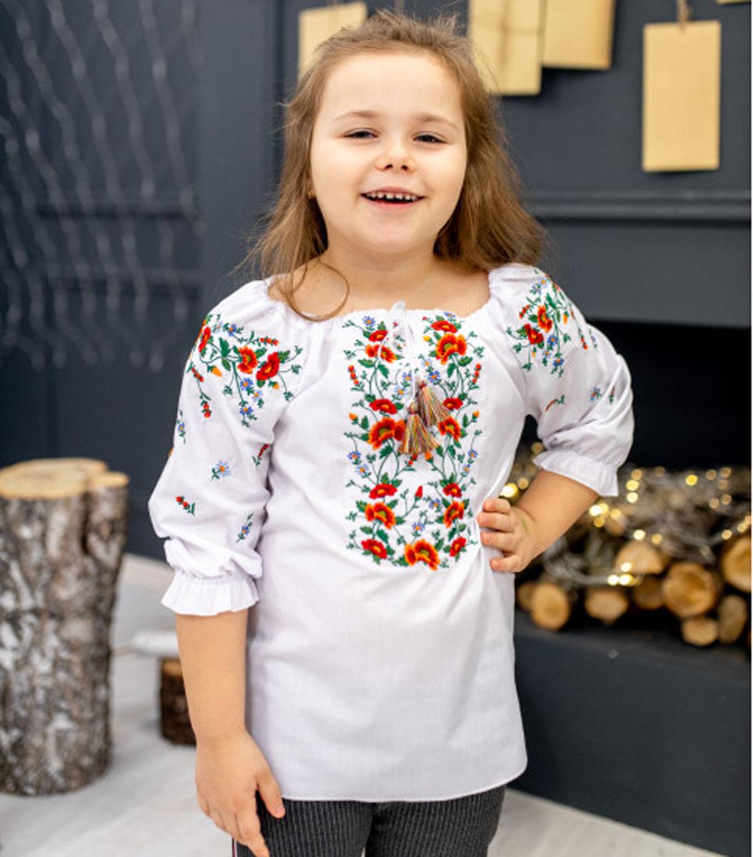 Вишиванка для дівчинки Маринка р.140.146.152.158., фото 1