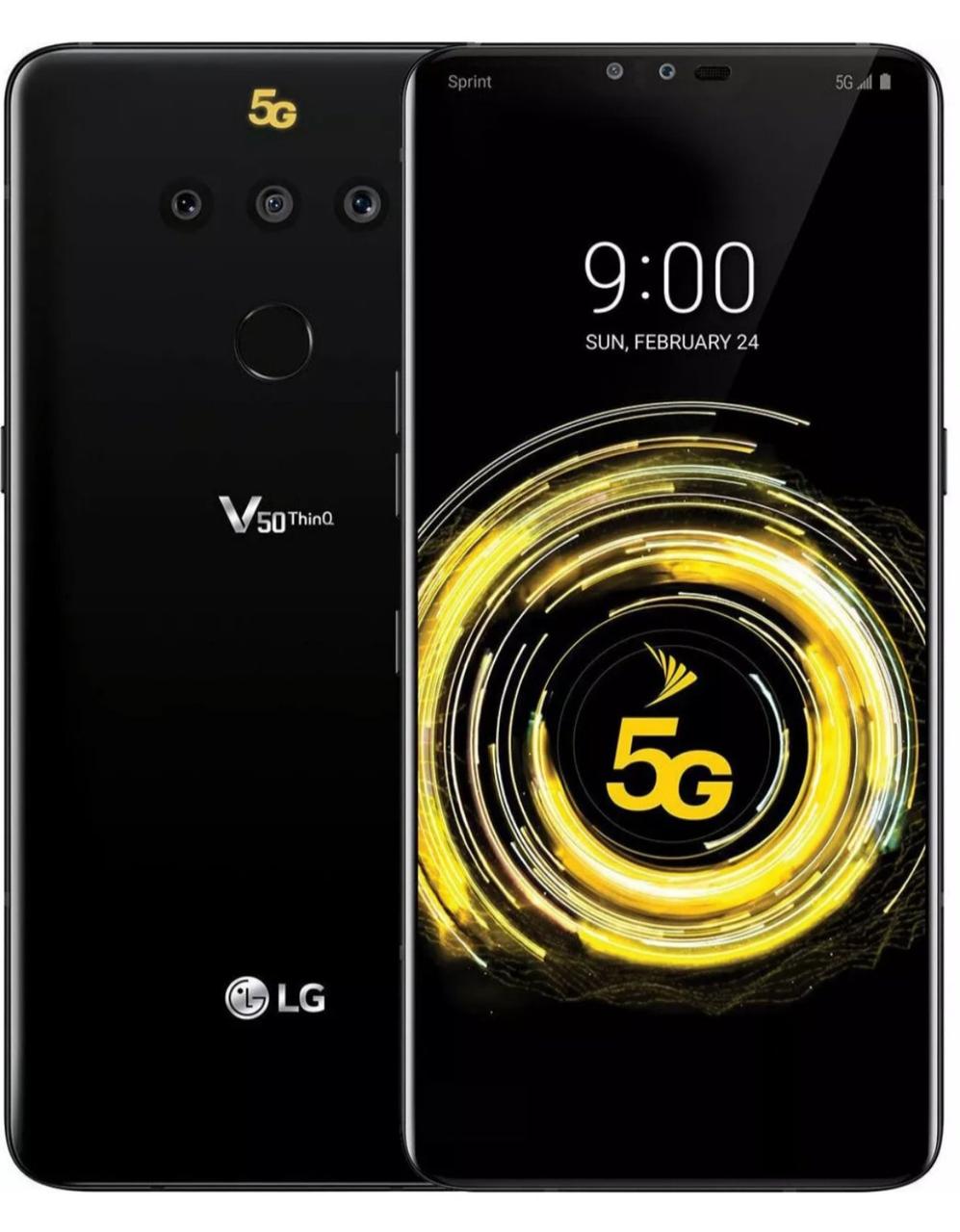Смартфон LG V50 6/128GB Black