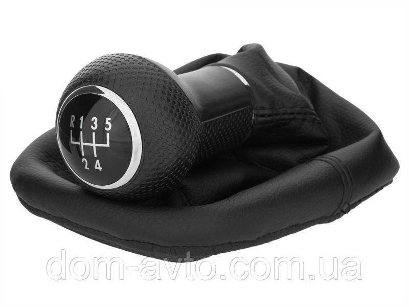 VW Golf IV 98-05 Ручка КПП ЧОРНА + ОТВОР ПІД СИМФОН 12ММ