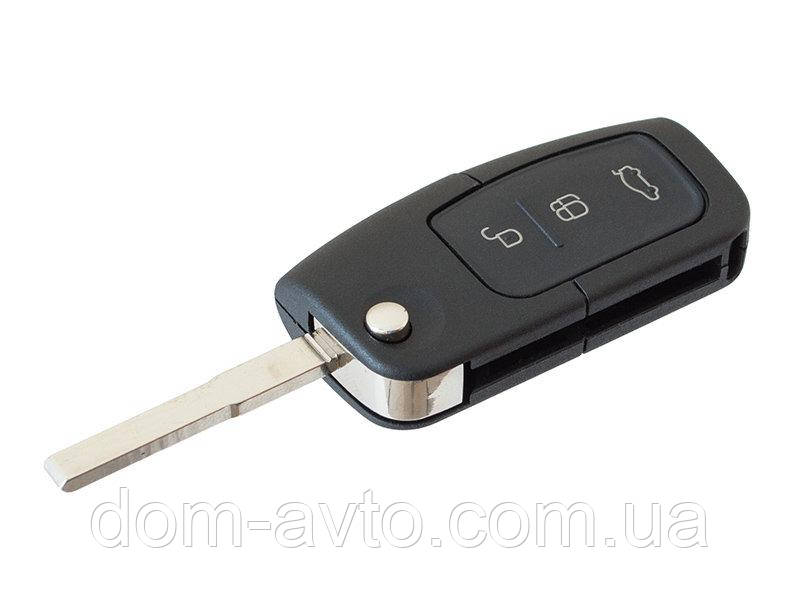 Ford C-Max Fiesta Focus II Fusion Galaxy Ka Kuga Mondeo S-Max Transit дистанційний корпус SCYZORYK ПРЯМИЙ ГРОТ 3 КНОПКИ