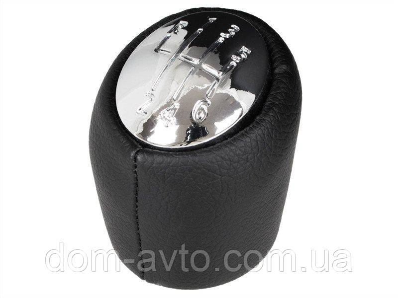 Renault Vel Satis 2002- Ручка КПП 6 ШВИДКІВ ЧОРНА + ХРОМ