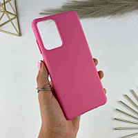 Силиконовый чехол ТОП качества (AA) для Samsung Galaxy A52 Shiny pink (38)