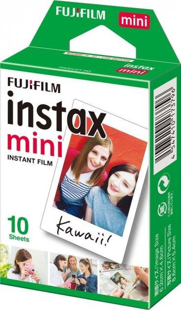 Фотопапір для камери Fujifilm Instax Mini Color film 10 фотографій (1 картридж) для 12, 7S, 8,9, 25, 50S, 20 evo liplay до 01/2027, фото 1