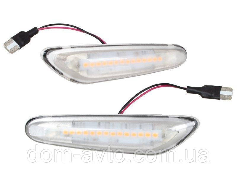 BMW 3 E46 Світлодіодний покажчик боковий DYNAMIC WHITE 2 шт