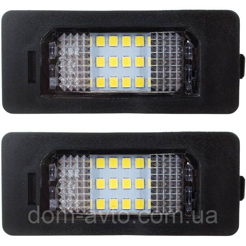 Audi A1 A3 A4 A5 A6 A7 Q3 Q5 TT Світлодіодні підсвічування номерного знака, комплект 2 шт., фото 1