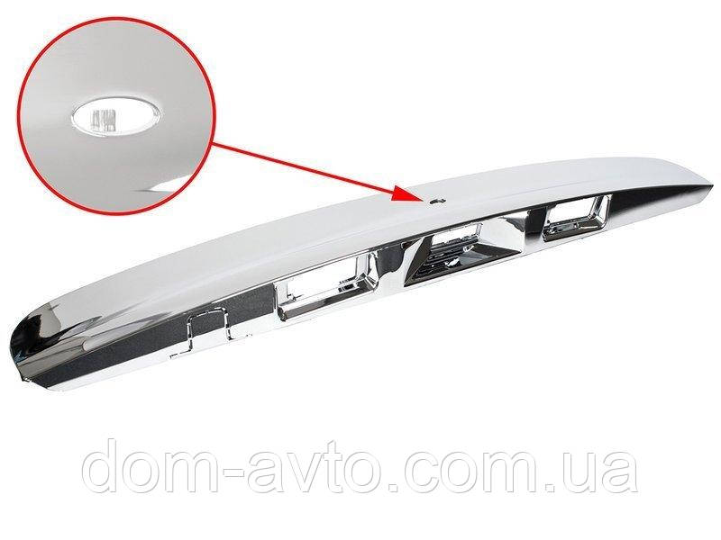 Nissan Qashqai J10 06-13 ХРОМ накладка дверей багажника + отвір SMART KEY