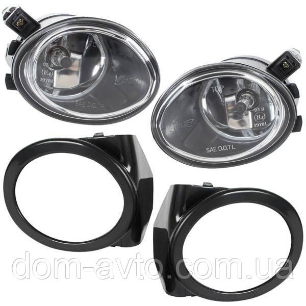 BMW 3 E46 M-Package M3 98-04 Лампи галогенні з рамками ліва+права 4шт.