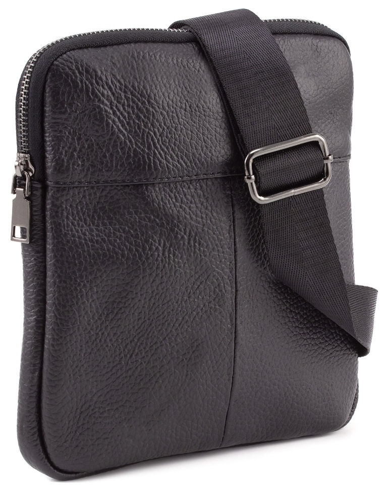 Чоловіча сумка-місджер з натуральної шкіри через плече Tiding Bag TD-20409-V, фото 1