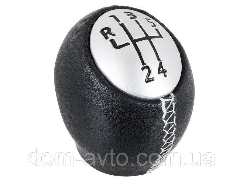 Renault Vel Satis Ручка КПП 5 ШВИДКІВ ЧОРНА ШКІРА + СРІБЛО