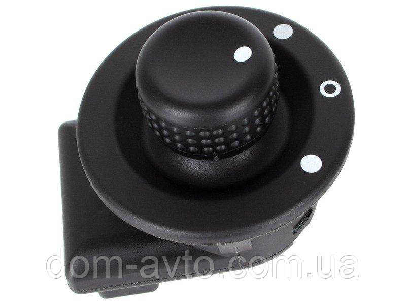 Renault Twingo III 2014- електричний перемикач регулювання дзеркал БЕЗ ФУНКЦІЇ СКЛАДАННЯ - 7 ШТИРІВ