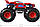 Джип-позашляховик Людина павук Хот Вілс 1:24 Hot Wheels Monster Trucks Marvel Spiderman GTJ33, фото 3
