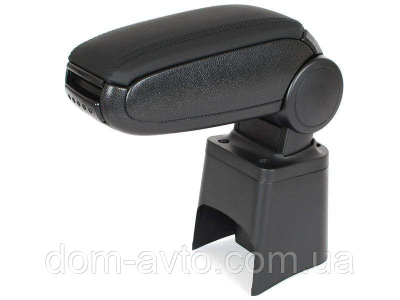 Seat Ibiza III 02-09 підлокітник KPL BLACK ECO LEATHER + комплект кріплень