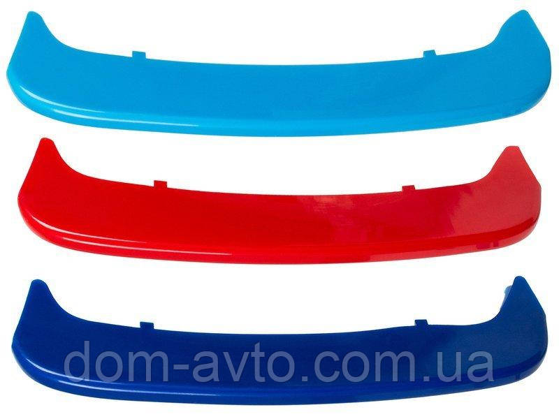 BMW 3 E46 COUPE / CABRIO 97-01 Накладки на манекен решітки (нирка) М-ПАКЕТ 3 шт.