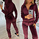 Жіночий спортивний костюм з кофтою на блискавці і завуженими штанами (р. S-3XL) 7so2034, фото 2