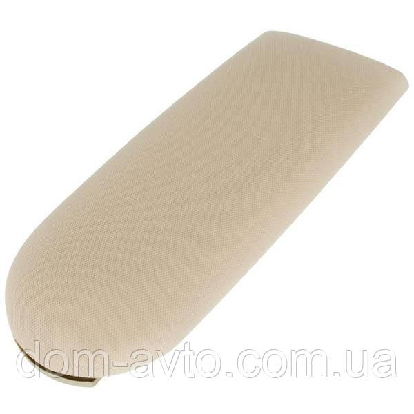 VW Bora 98-05 Клапан підлокітника з кнопкою та оббивкою КОМПЛЕКТ БЕЖЕВОЇ ТКАНИНИ