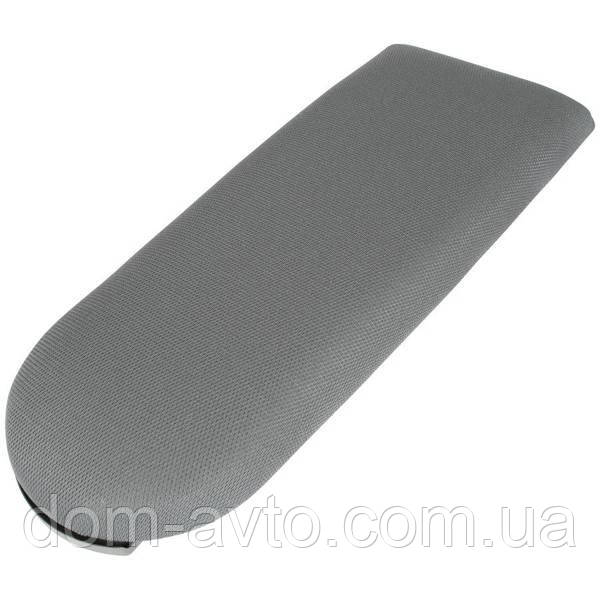 VW Bora 98-05 Клапан підлокітника з кнопкою та оббивкою СІРА ТКАНИНА KPL