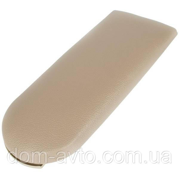 VW Bora 98-05 Клапан підлокітника на кнопці та оббивка КОМПЛЕКТ ЕКО ШКІРА БЕЖЕВА