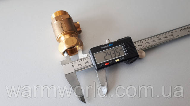 Внутрення резьба накидной гайки 3/4" Внутрення резьба накидной гайки 3/4"