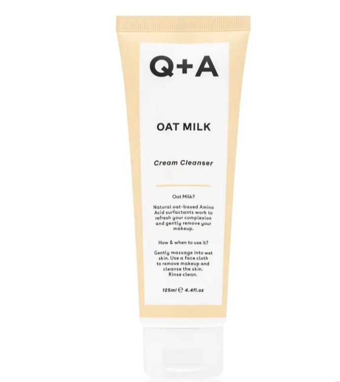 Q+A Oat Milk Cream Cleanser - Очищаючий кремовий засіб з вівсяним молочком, 125 мл