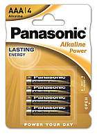 Батарейка Panasonic ALKALINE POWER щелочная AAA блистер, 4 шт. (LR03REB/4BPR)