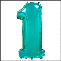Цифри фольговані Тіффані 40" (1м) Flexmetal