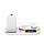 Бездротова док-станція для айфона з годинником 4 in 1 LED Clock RGB 30W iPhone/AirPods/iWatch_1-7 series, фото 4