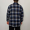 Сорочка чоловіча зимова картата на блискавці XL — 5XL Сорочка тепла на байці Ao longcom, фото 7